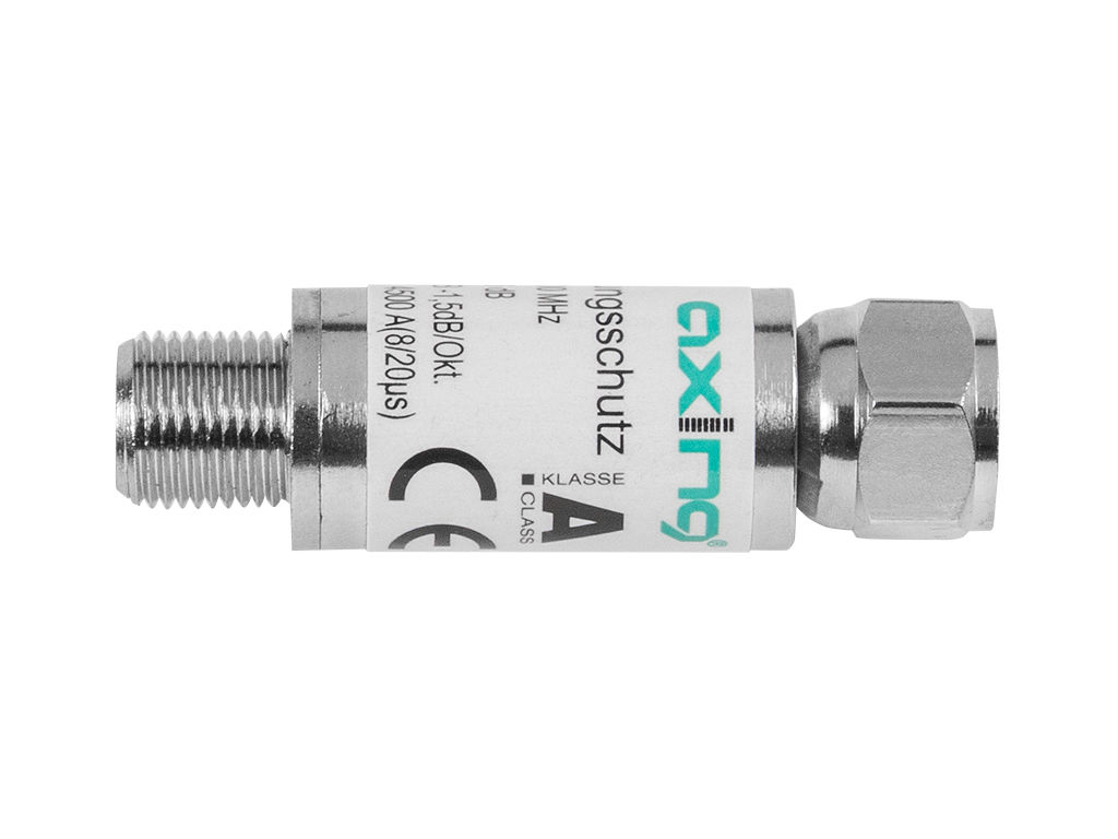 SAT přepěťová ochrana Axing SZU 6-02, F - zástrčka / F - zásuvka