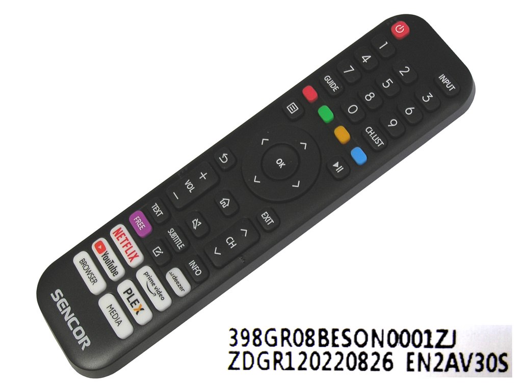 SLE32S700TCS Dálkový ovladač Sencor originální 398GR08BESON0001ZJ