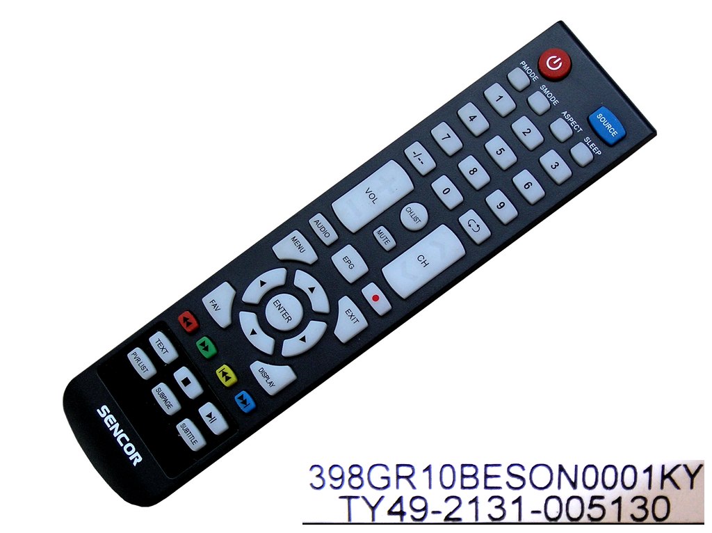 SLE43F17TCS Dálkový ovladač Sencor originální 398GR10BESON0001KY