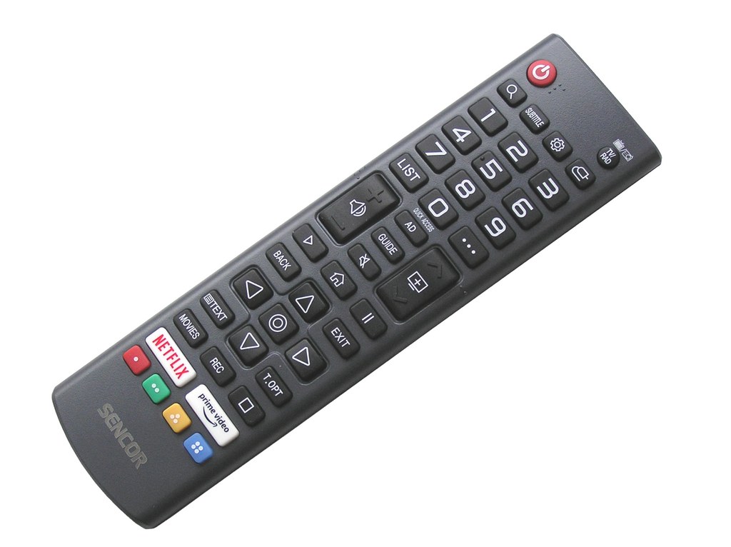 SLE43FS802TCSB Dálkový ovladač Sencor originální 