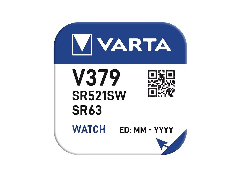 SR63 Baterie knoflíková 1,55V-14mAh / V379