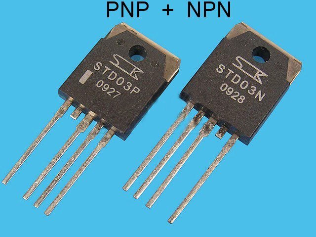 STD03N + STD03P   pár pro NF výkonové zesilovače Denon