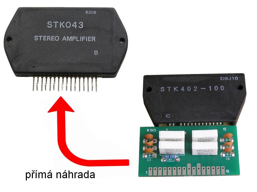 STK041 / STK043 - náhradní modul - INFO