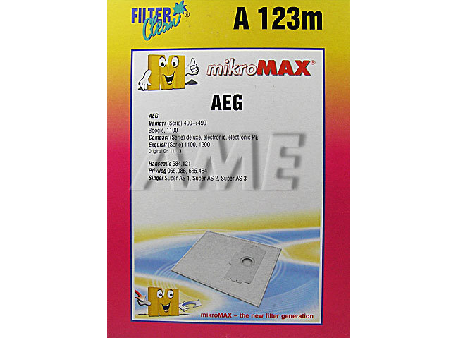 Sáčky do vysavače AEG, PRIVILEG - A123m 