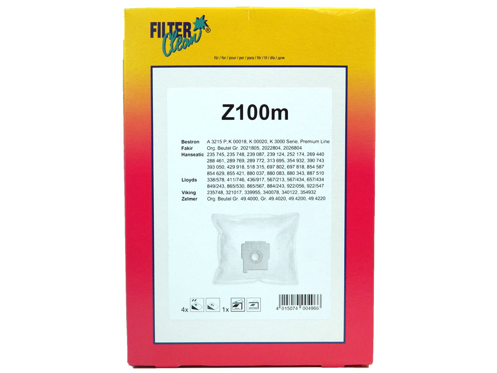 Sáčky do vysavače ZELMER - Z-Uni-1m  třívrstvý