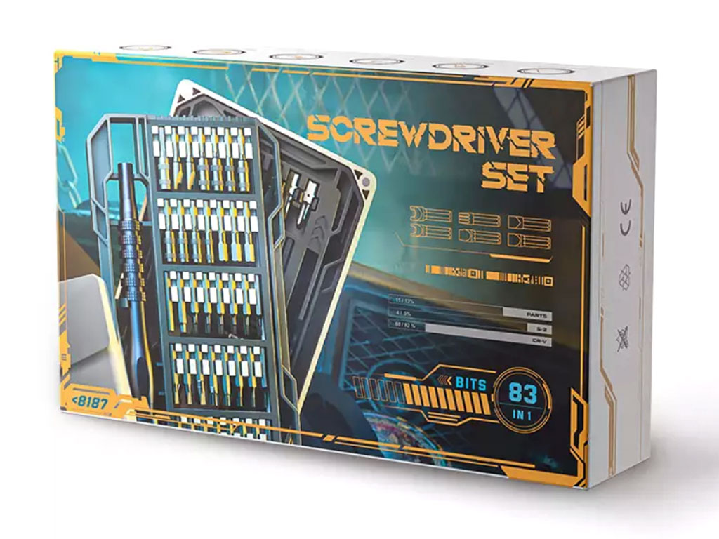 Sada nářadí Jakemy JM-8187, sada bitů 83 v 1 
