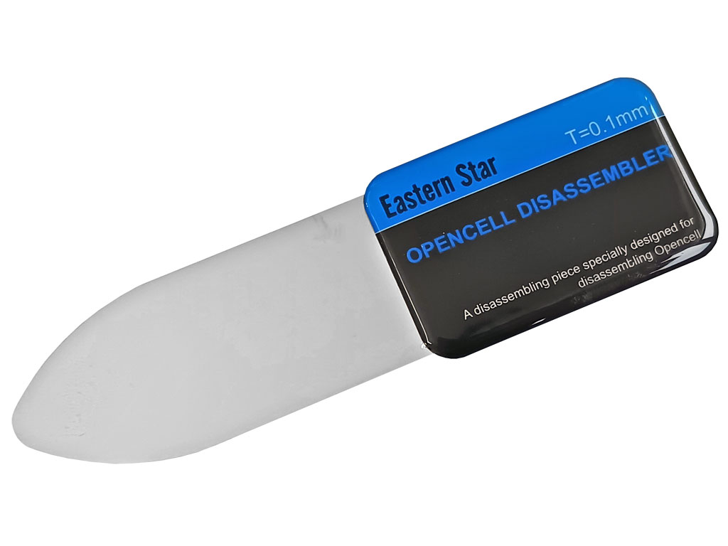 Servisní nářadí - nástroj pro demotáž lepených displejů, kovová planžeta Easter Star 