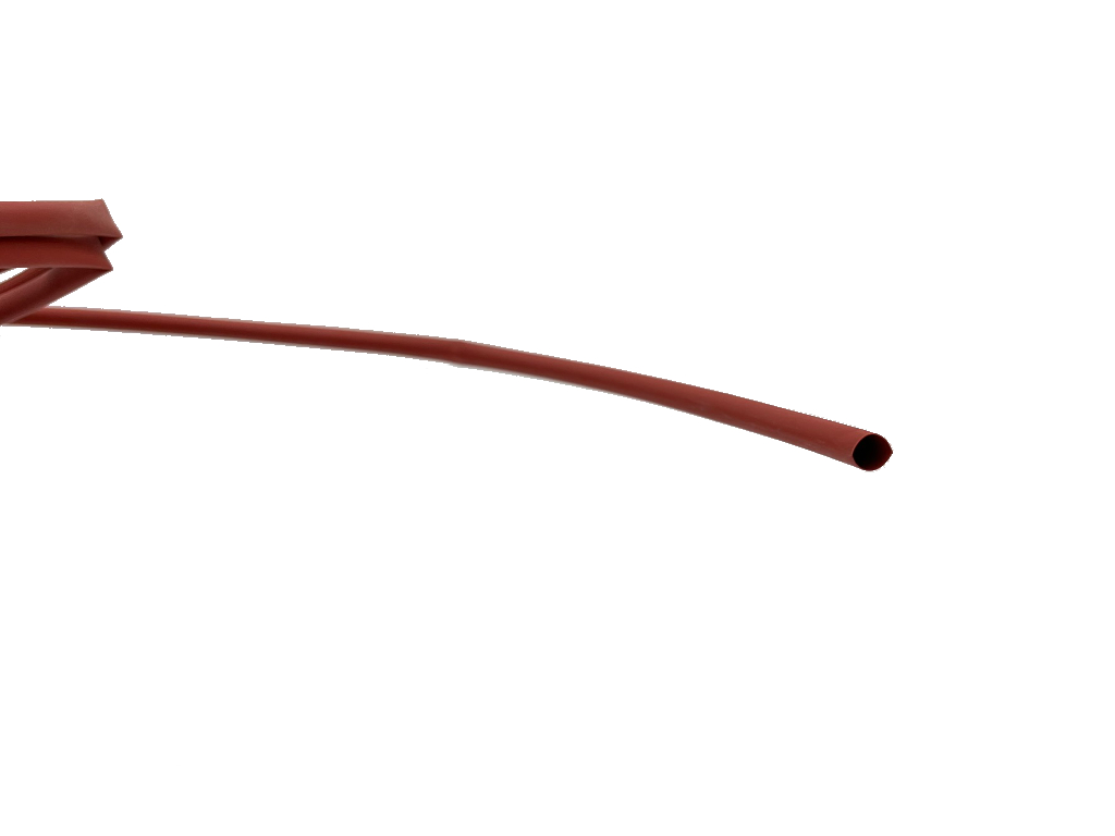 Smršťovací bužírka červená 6/3 mm