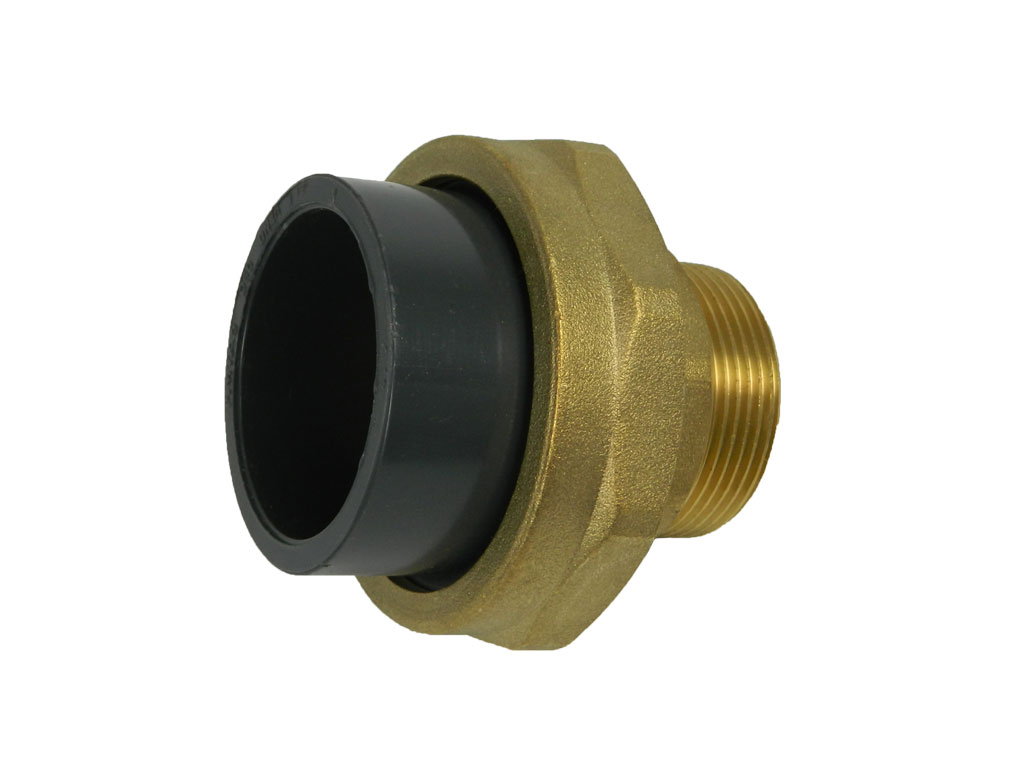 Šroubení PVC lepení / vnitřní závit mosaz  D 32 x 1"