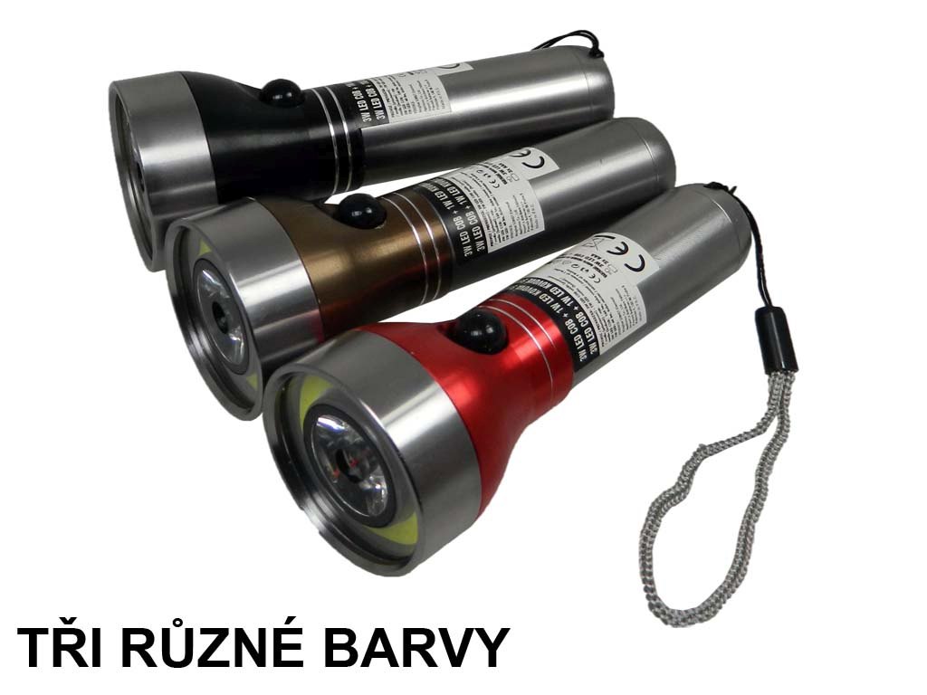 Svítilna LED 3W prostorové svícení + 1W bodové svícení  Konnoc SP-J003 / S-122 celohliníková 