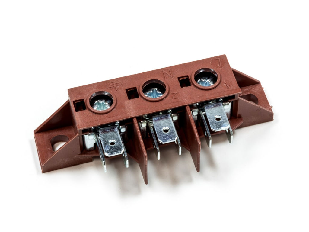 Svorkovnice připojení vodičů 3 pólová na sporáky univerzální