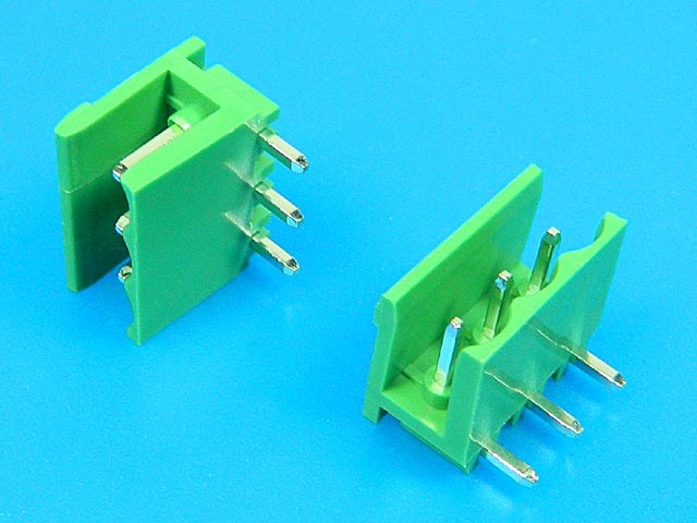 Svorkovnice rozpojovací do plošného spoje Male 3 póly zelená TBG-5-KB-3P/GN 