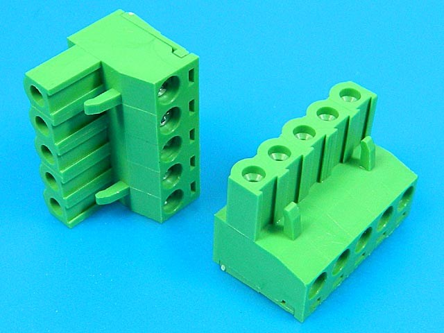 Svorkovnice rozpojovací na kabel Female 5 póly zelená TBW-5-5P/GN 