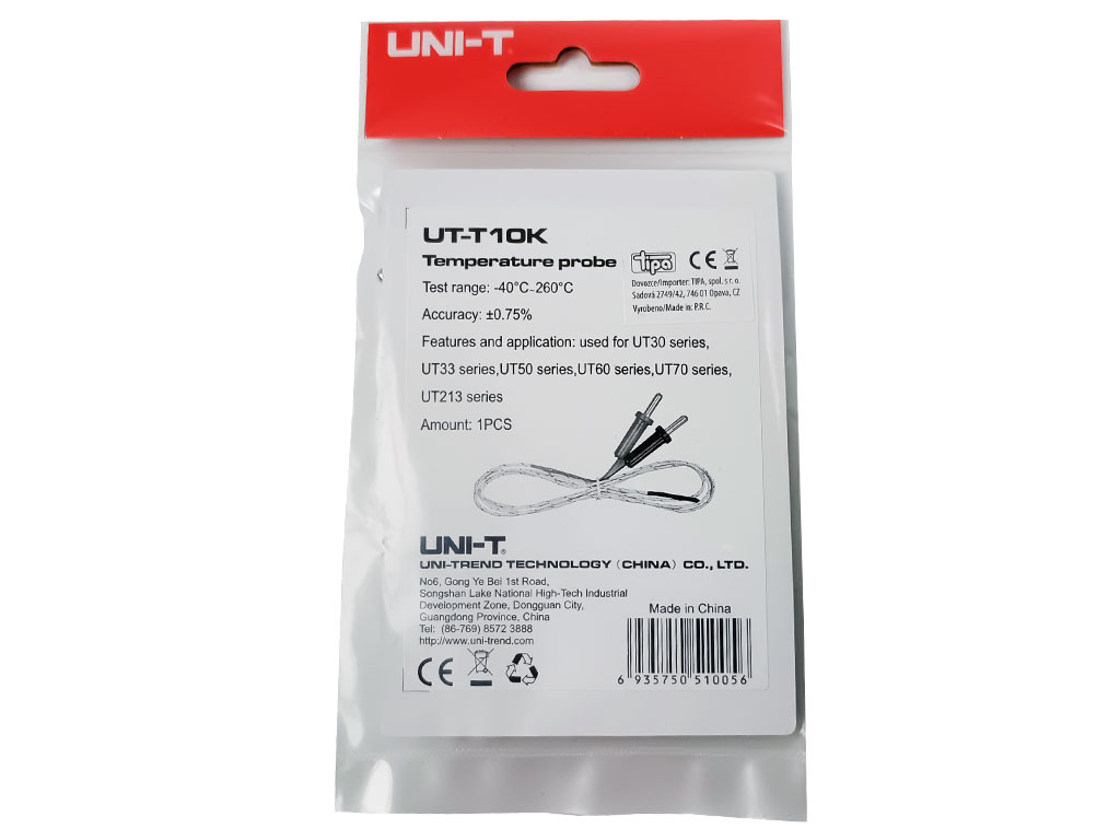 Teplotní sonda UNI-T T10K
