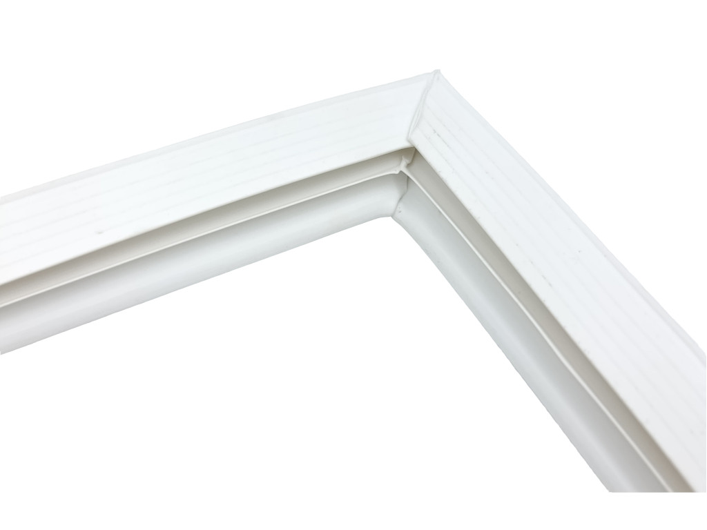 Těsnění magnetické 210x380 mm, lednic, pultů, zásuvek chladících stolů, šroubovací profil