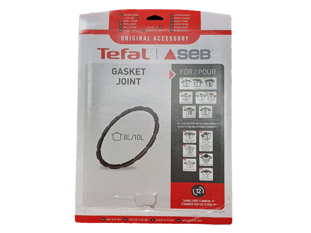 Těsnění tlakového hrnce / papiňáku 8L / 10L,  SEB, Tefal - Clipso Control, Clipso, Modulo
