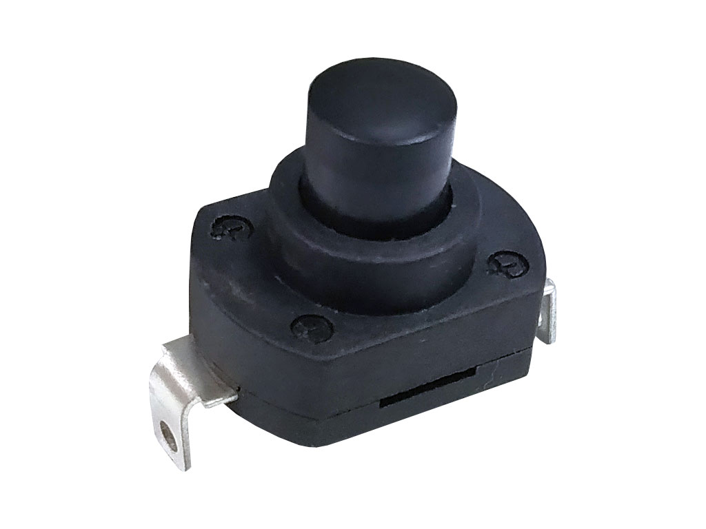 Tlačítko s aretací, izostat / mikro spínač / vypínač KAN-9 výška 16 mm 