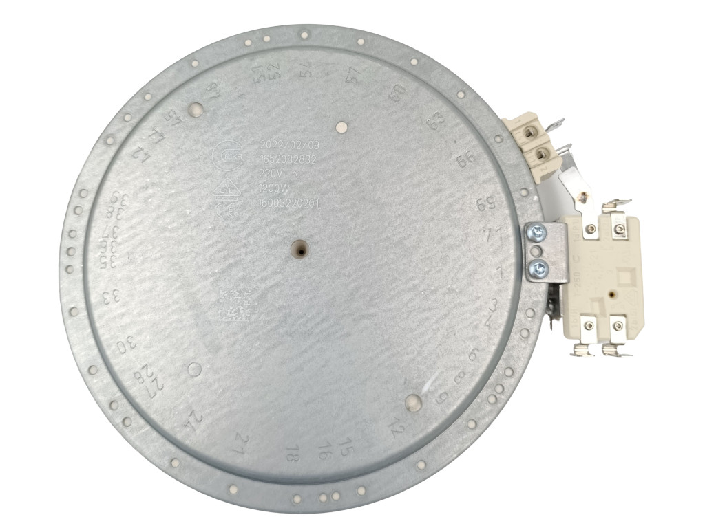 Topné hnízdo, plotna keramická 1200W 145mm regulátor, ukazatel zbytkového tepla