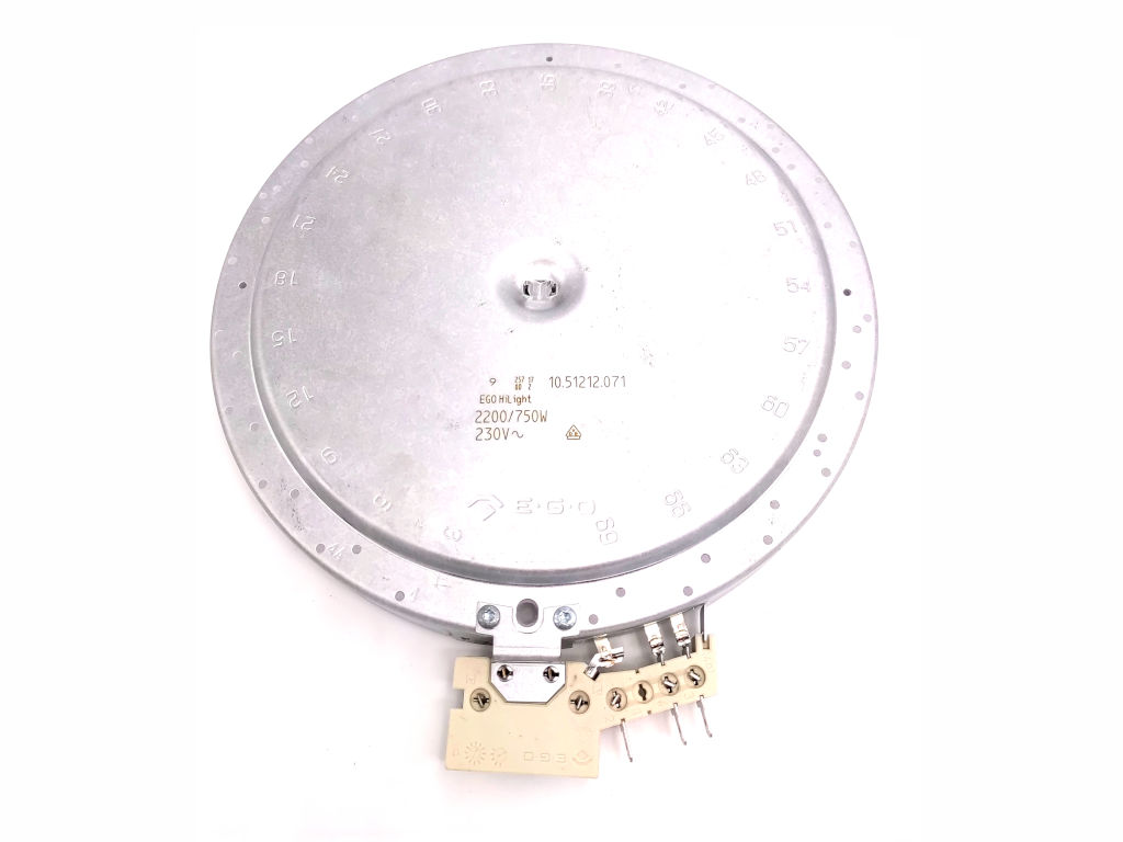 Topné hnízdo, plotna keramická d= 230mm, 10.51212.071, 140057323010 Eectrolux, AEG, Zanussi ZKT623LX