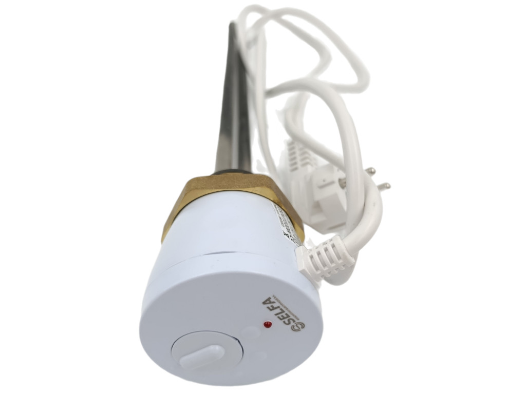 Topné těleso 1500 W 230 V s termostatem závit G 5/4" incoloy