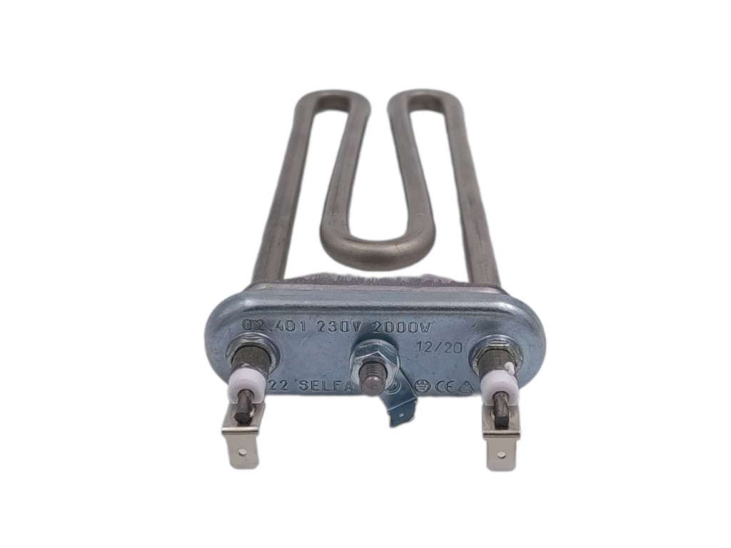 Topné těleso 2000 W pračka l=195mm širší M6