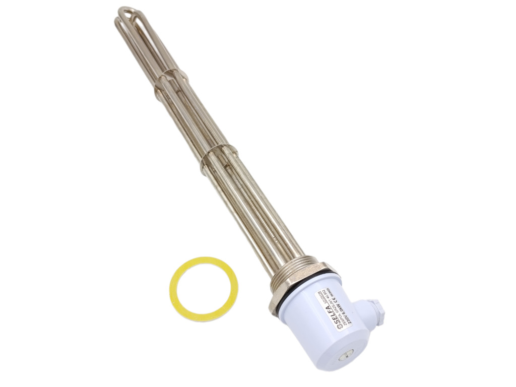 Topné těleso 6000W, chrom, G 6/4", elektrokotel, bojler