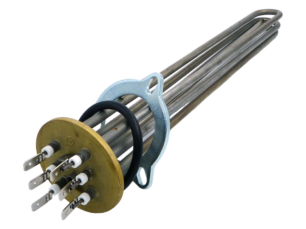 Topné těleso 6kW / 3 x 2000W / 230V, topné těleso s jímkou