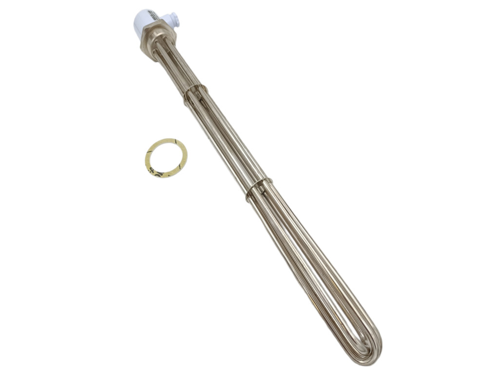 Topné těleso 7,5 KW elektrokotel, bojler chrom 7500 W, délka 520mm