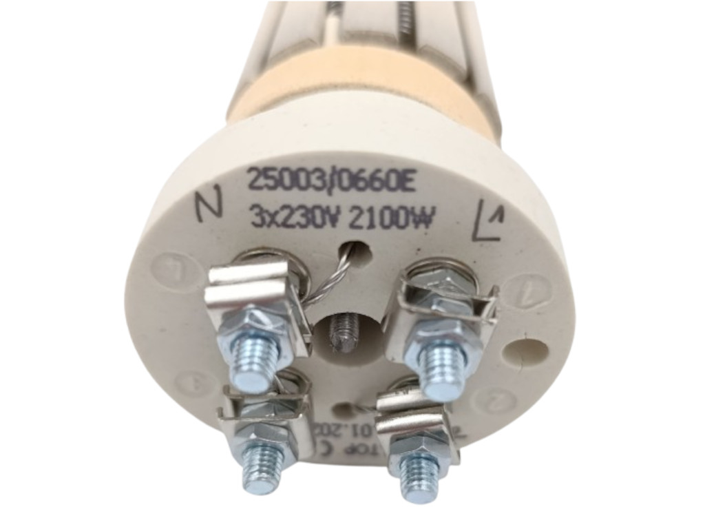 Topné těleso do bojleru 2100W 3 x 230V / 3 x 700W 6čl. 38cm, keramické topné těleso