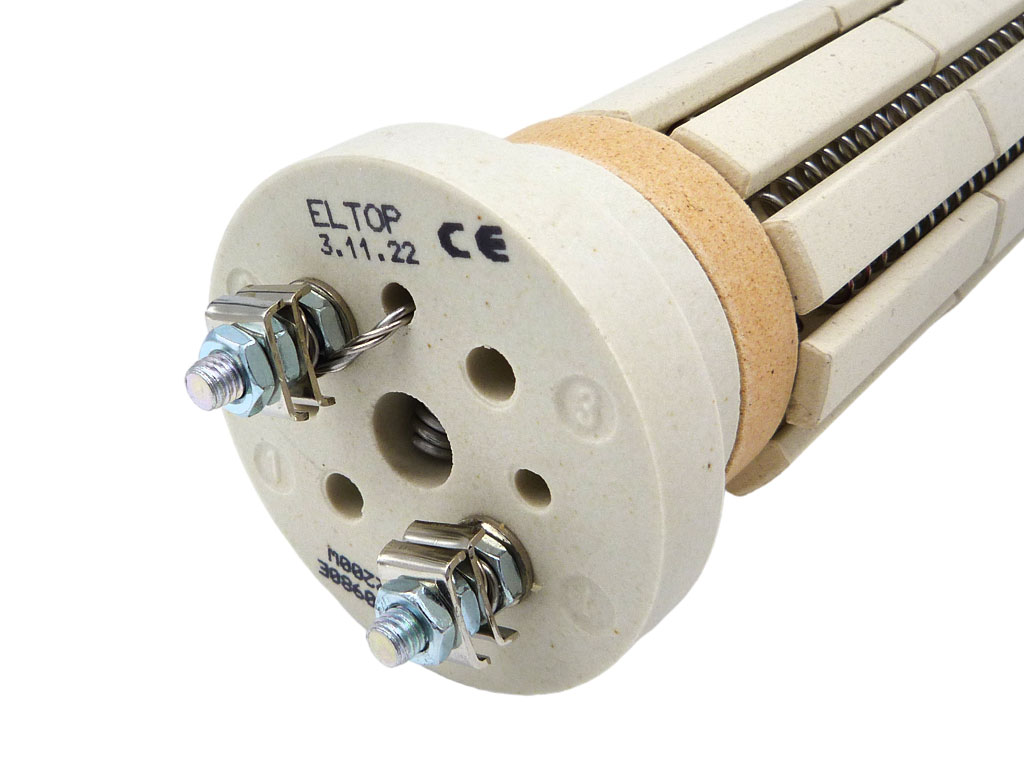 Topné těleso do bojleru Dražice 2200W / 230V 6 čl., 380 mm, keramické topné těleso