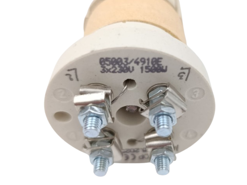 Topné těleso keramické 1500W 3 x 500W 230V / 400V 4 články 26cm