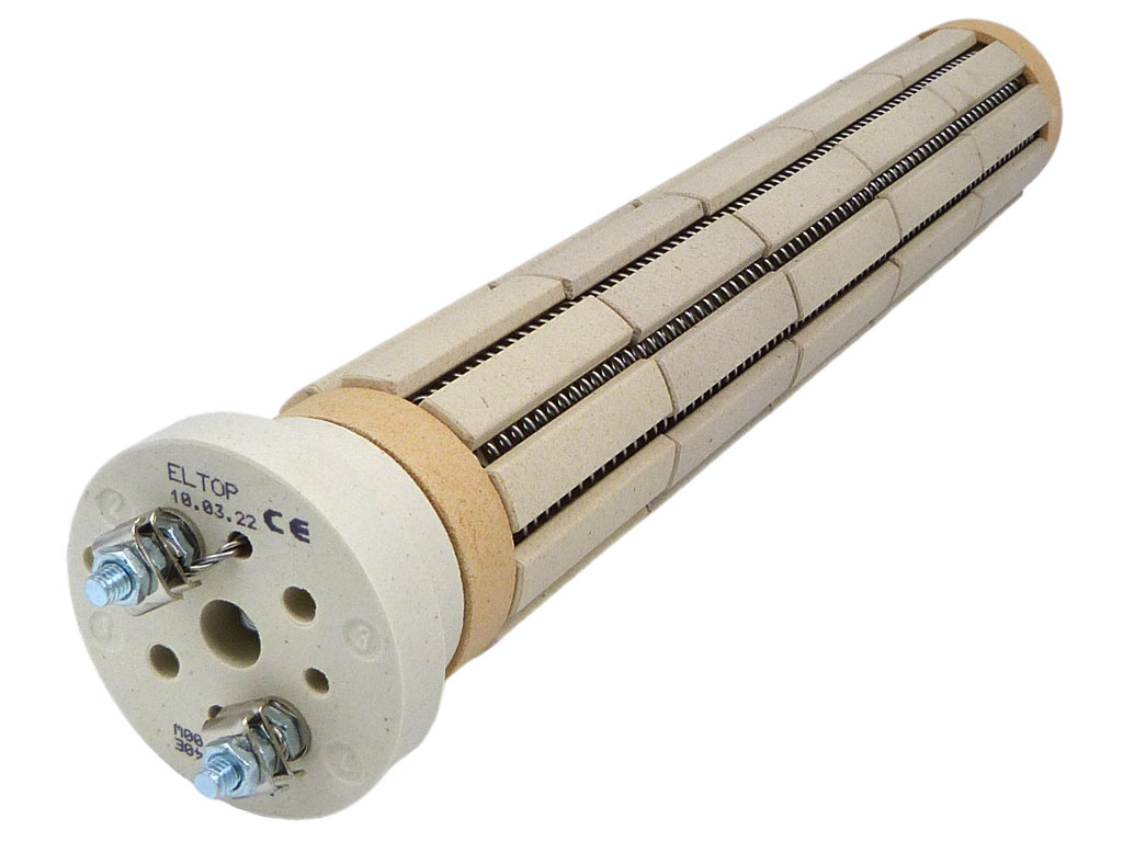 Topné těleso keramické 2400 W 5 článků, 330 mm, ohřívač vody DZD Dražice