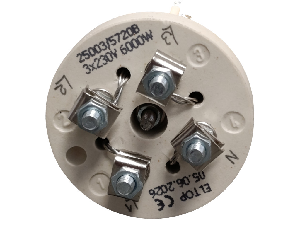 Topné těleso keramické 6000W 3x230V a NULA