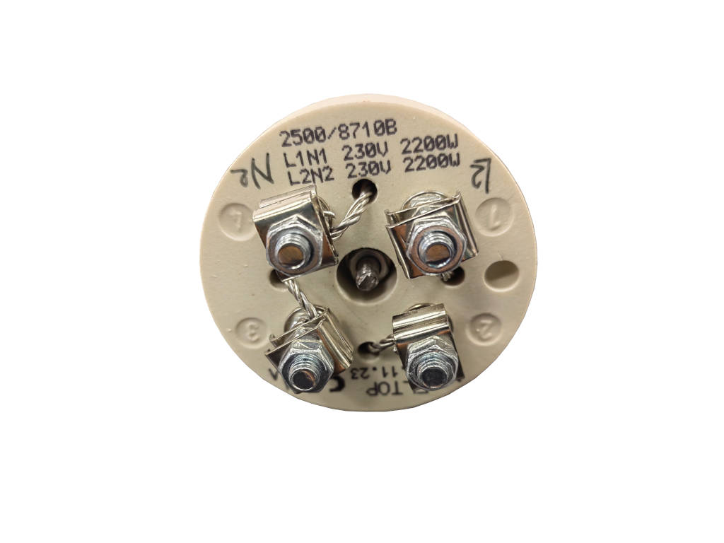 Topné těleso keramické zakázkové 2500W / 230V + 1000W / 230V suché topné těleso