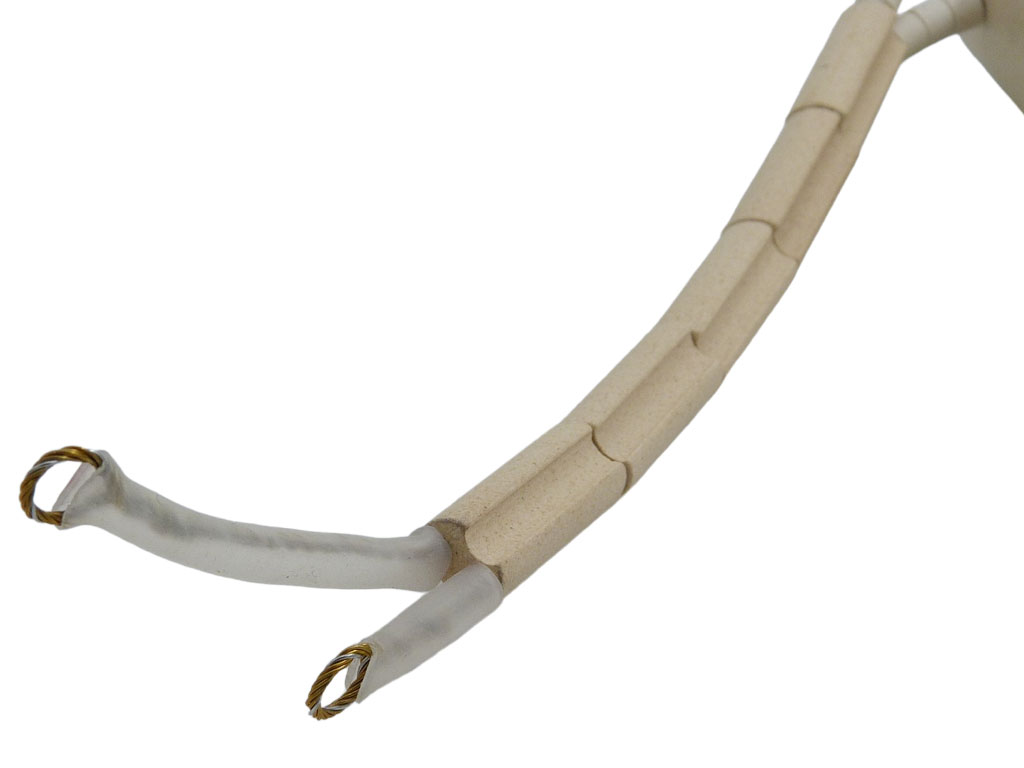 Topné těleso pájky, keramický váleček 220V 300W, pájka d= 43 / 26,  l=70mm