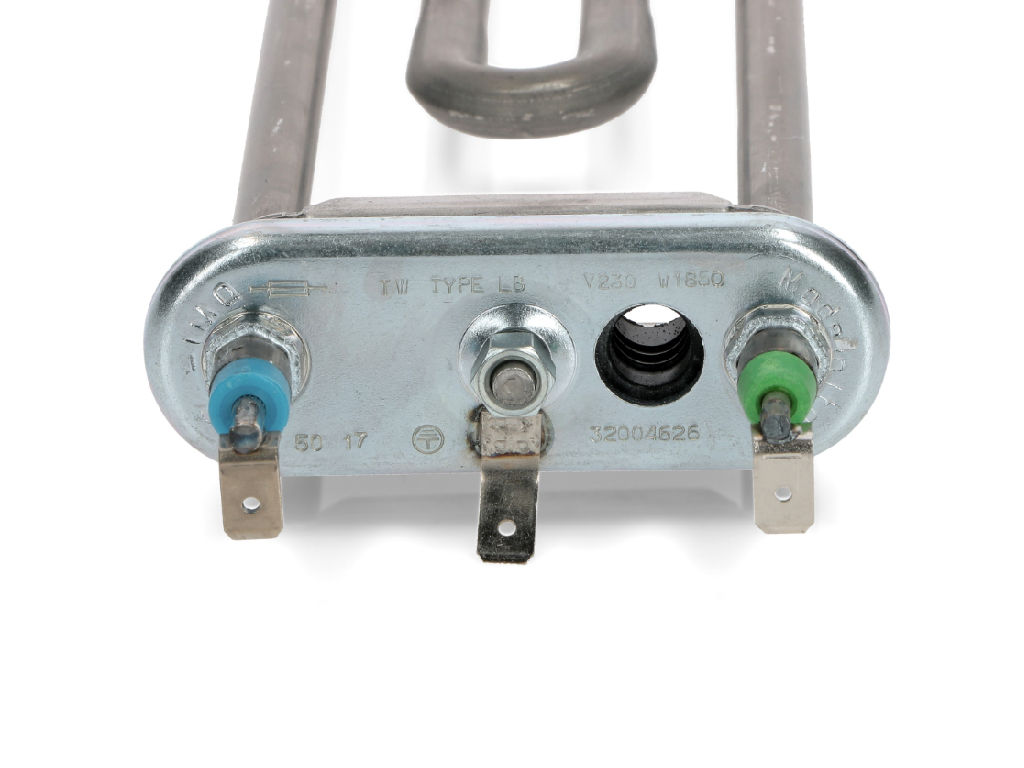 Topné těleso pračky s otvorem pro čidlo 1850W 32004582 VESTEL, náhrada