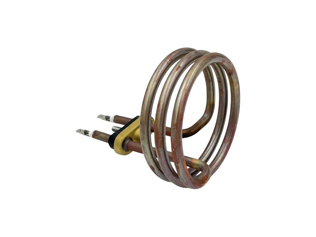 Topné těleso stočené 2000W Tatramat 768035, krátká noha, nahrazuje 768031 do bojleru