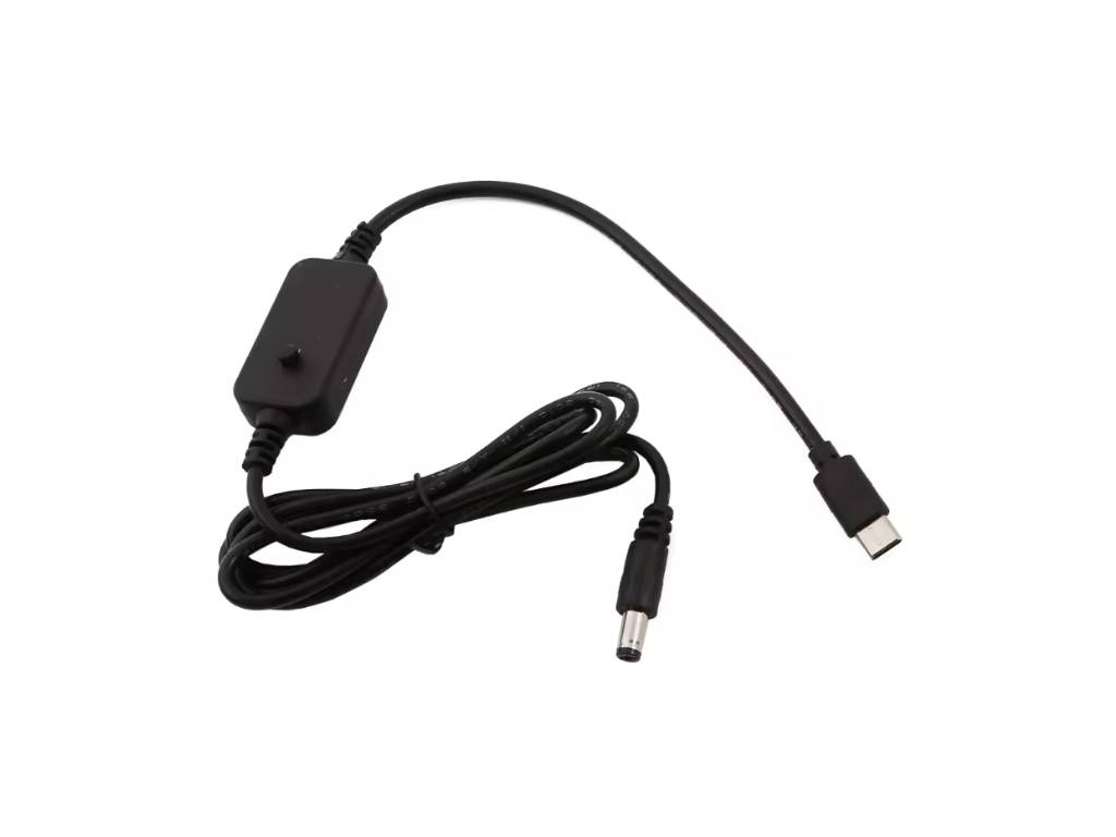 USB-C na 5.5x2.1mm PD trigger kabel, nastavitelné výstupní napějtí 5.0V, 9.0V, 12.0V, 15.0V, 20.0V dle možností PD zdroje   