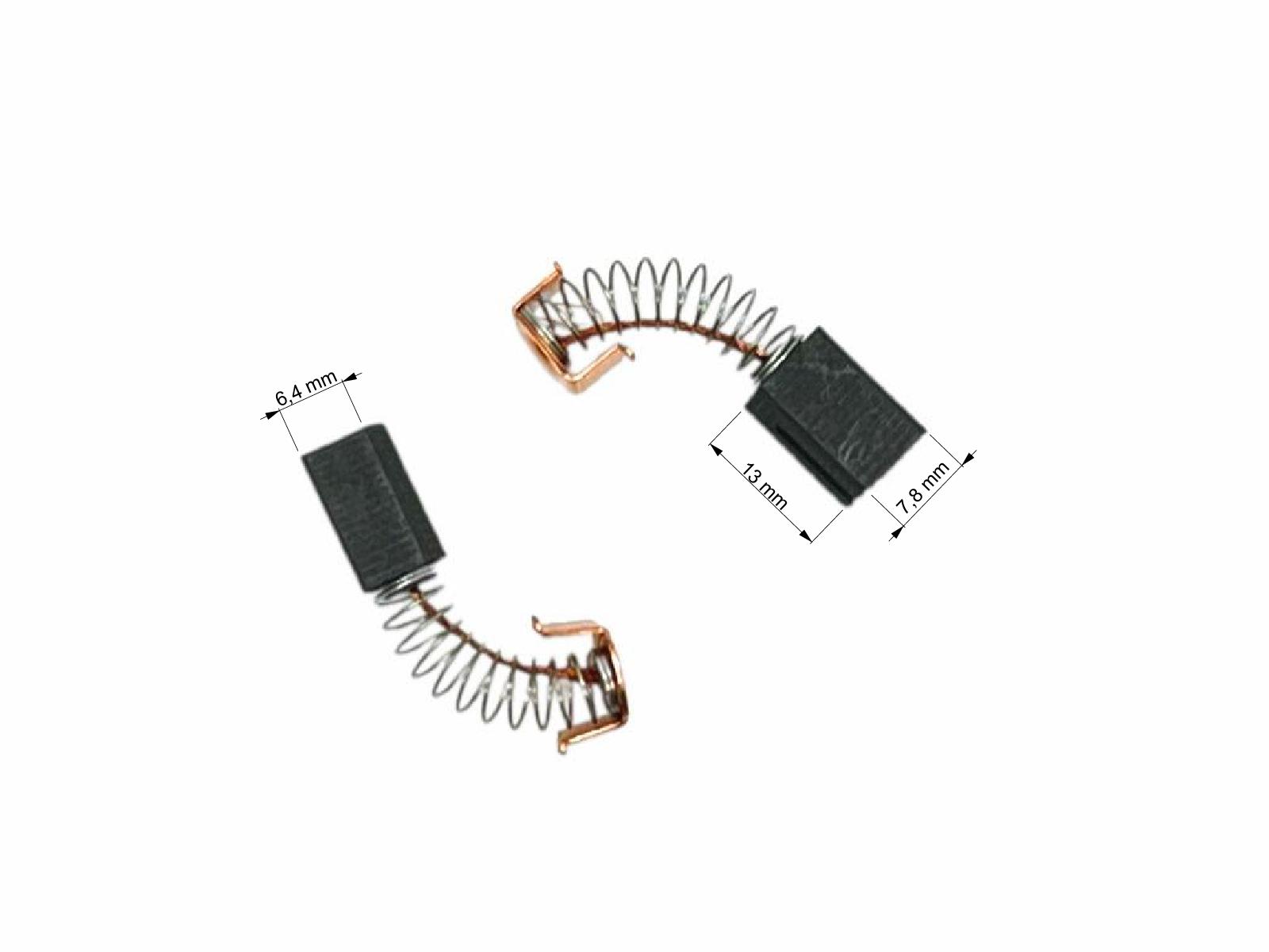 Uhlíky Einhell 2ks, 6,4 x 7,8 x 13,0 mm, 446623001013, uhlíky do elektromotorů