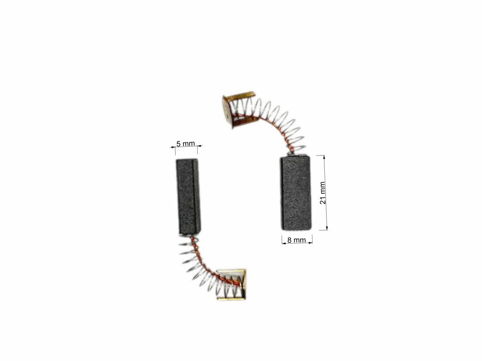 Uhlíky Eta 2ks, 5 x 8 x 21 mm, do elektromotoru kávomlýnku Eta 024
