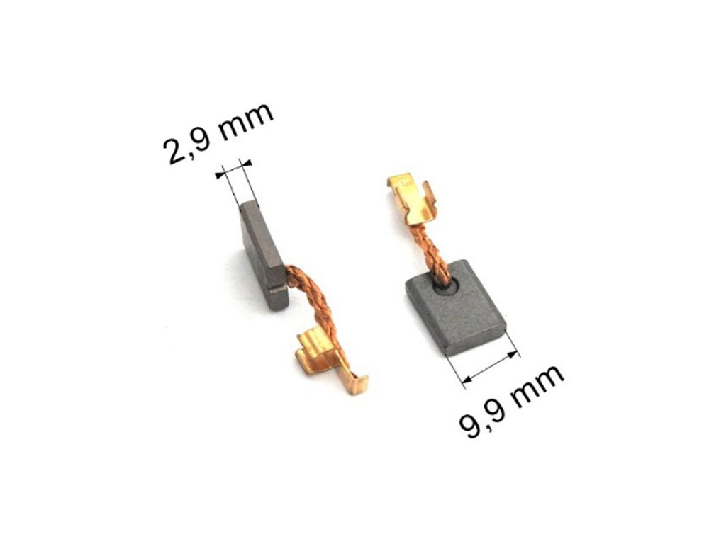 Uhlíky Makita 2ks, 2.9 x 9.9 x 13.0 mm, CB448, 196854-2 (CB-440, 194427-5), uhlíky do elektromotorů