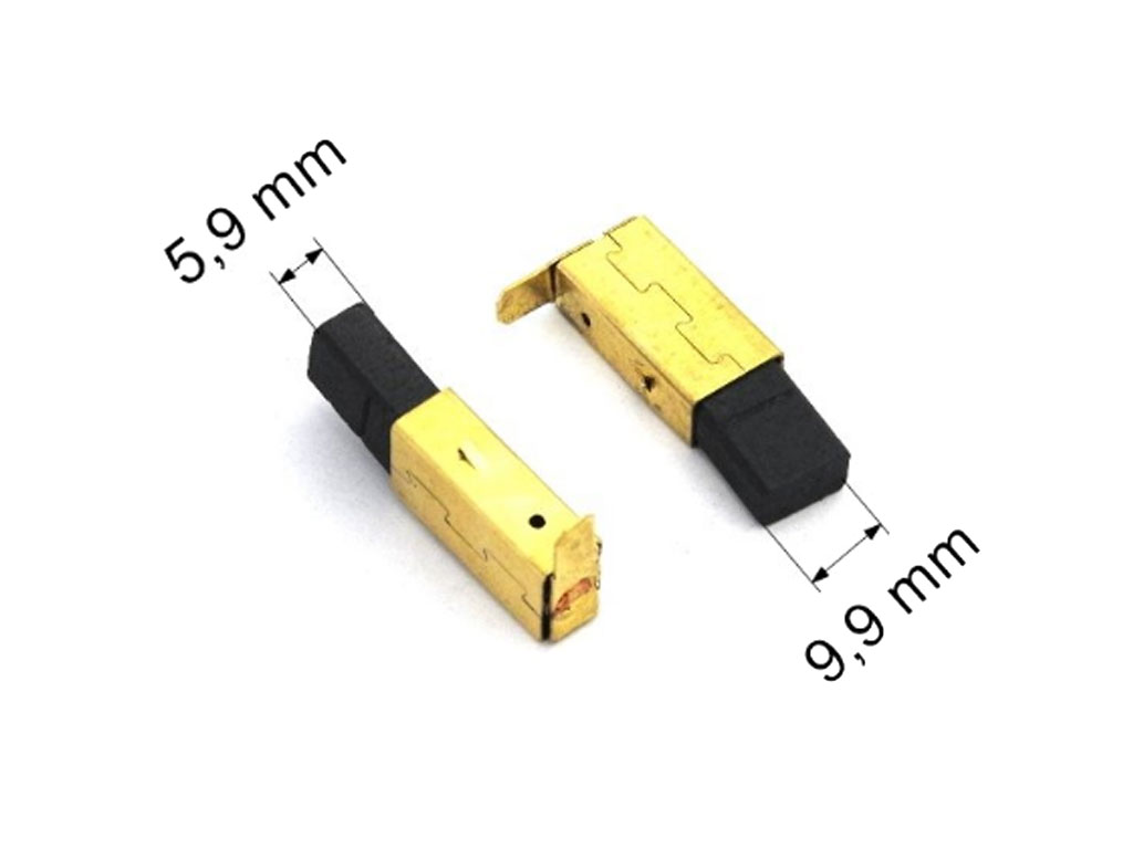 Uhlíky Makita 2ks, 5,9 x 9,9 x 12,0 mm, CB132, 191972-1, uhlíky do elektromotorů