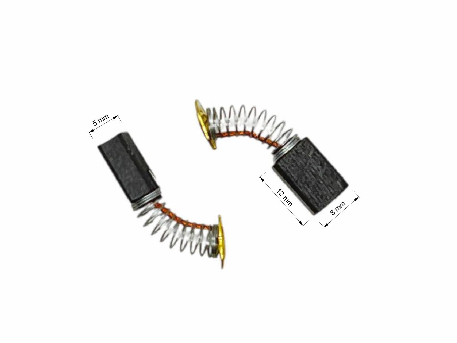 Uhliky Makita 2ks, 5 x 8 x 12 mm, uhlíky elektromotoru ručního nářadí Makita