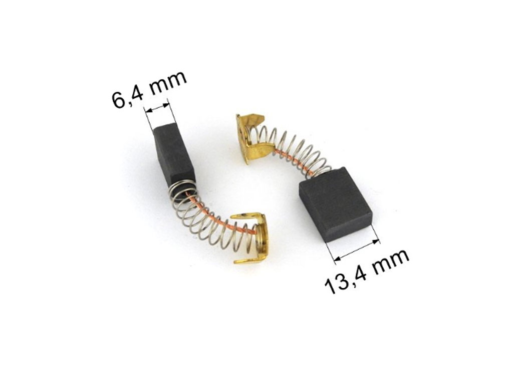 Uhlíky Makita 2ks, 6,4 x 13,4 x 16,5 mm, CB155, 181048-2 (CB-161, 191924-2), uhlíky do elektromotorů