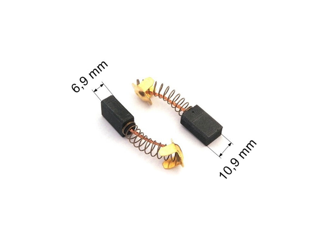 Uhlíky Makita 2ks, 6,9 x 10,9 x 17,5 mm, CB253, 194994-0, (CB 253, 194547-5), uhlíky do elektromotorů