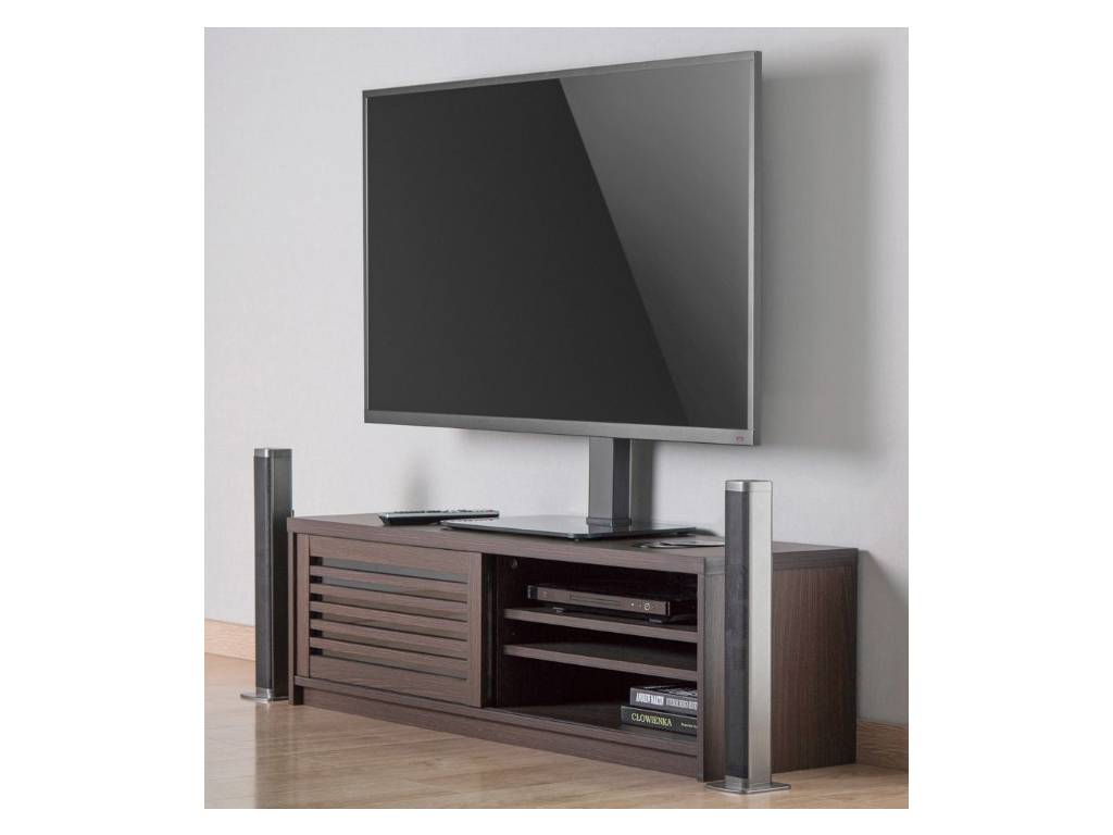 Univerzální otočný stolní stojan pro LCD LED TV 37"–70" do 40 kg, VESA 600×400, černý