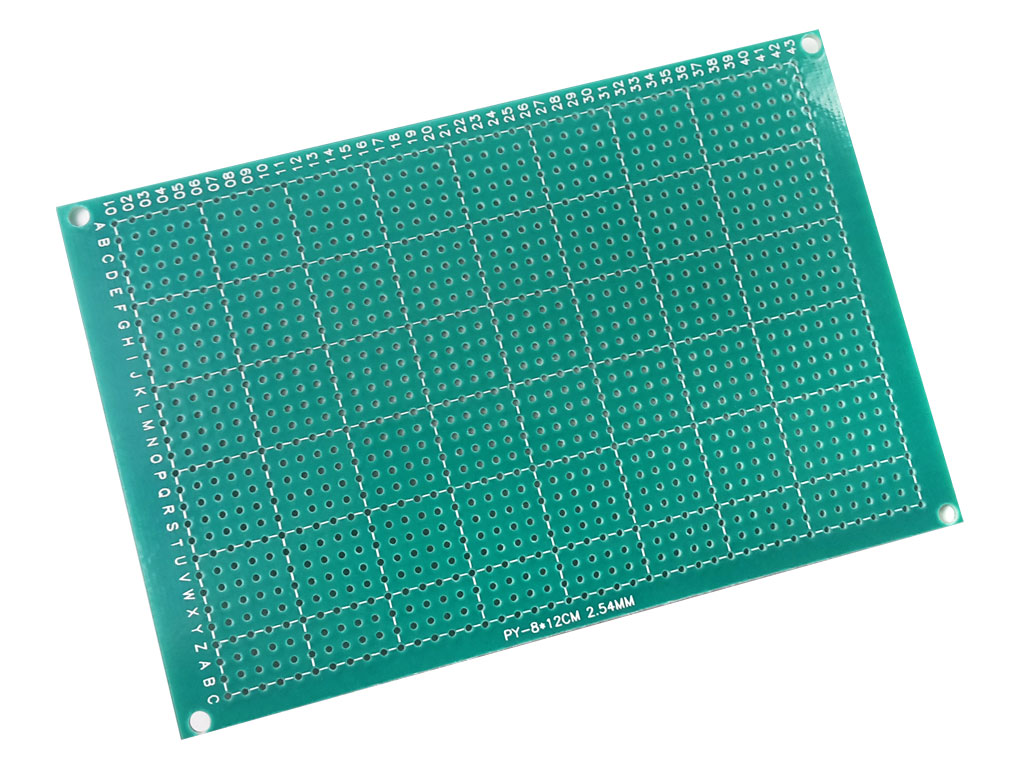 Univerzální plošný spoj, jednostranný 80 x 120 mm
