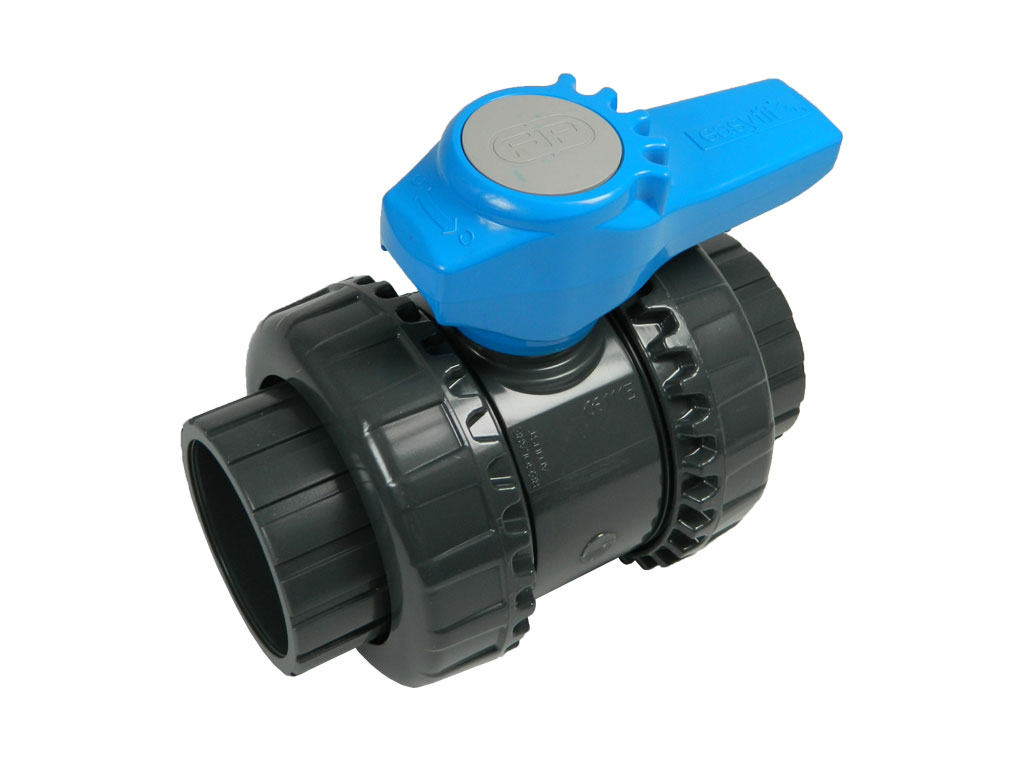 Ventil kulový lepící   PVC  50 mm