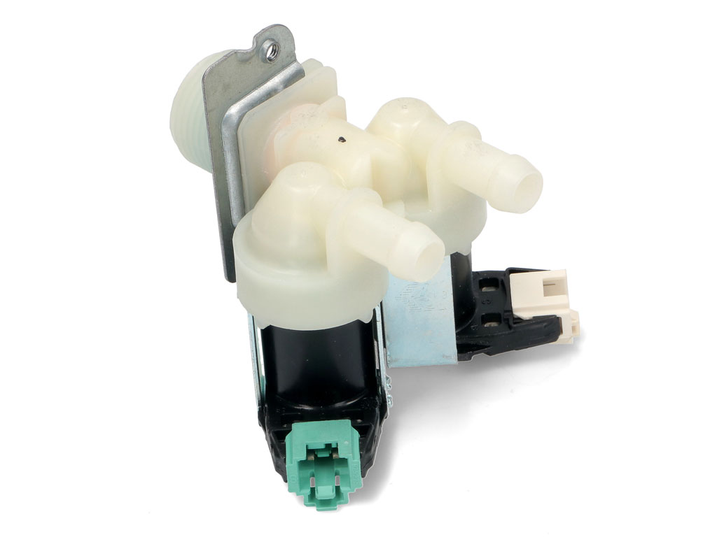 Ventil napouštěcí dvoucestný, přímý pro WHIRLPOOL 481228128468, INDESIT, GORENJE, BOSCH, SEMENS 