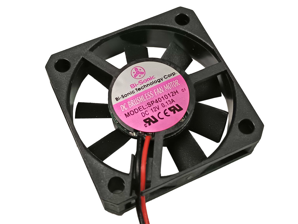 Ventilátor 40x40x10mm  12V / 130mA  Bi-Sonic SP401012H